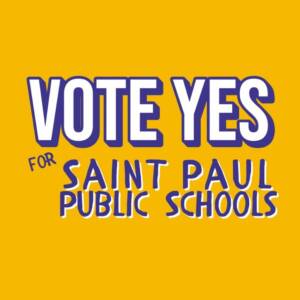 Vote Yes for Saint Paul Public Schools (SPSS) Logo